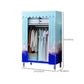 Contemporary Wardrobe Closet with Shelves Steel Wardrobe Cabinet