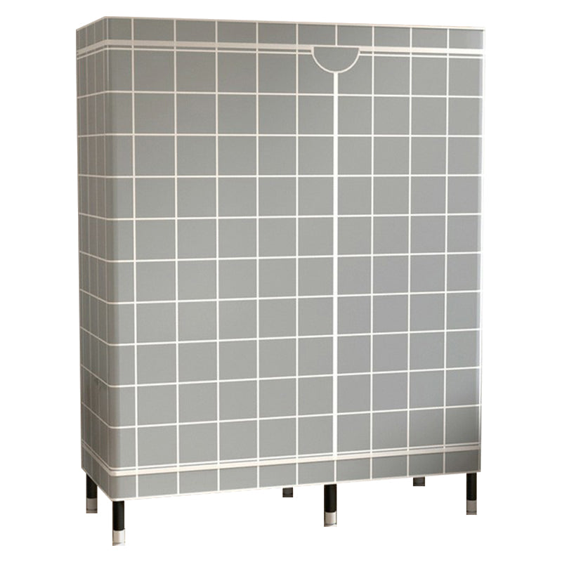 Armoire de garde-robe contemporaine avec étagères armoire en acier armoire