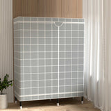 Armoire de garde-robe contemporaine avec étagères armoire en acier armoire