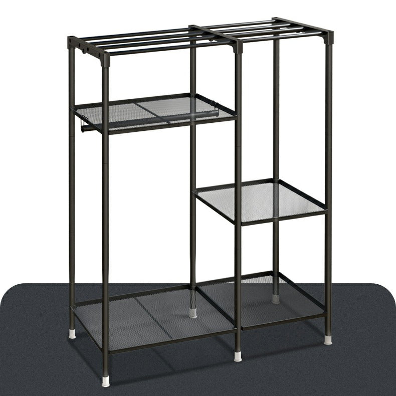 Armoire de garde-robe contemporaine avec étagères armoire en acier armoire