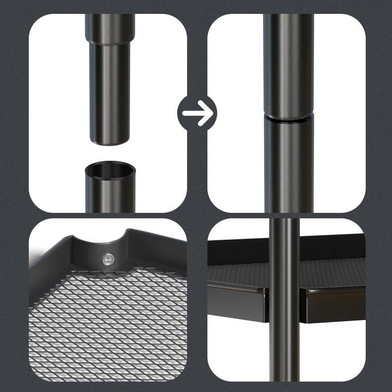 Armoire de garde-robe contemporaine avec étagères armoire en acier armoire