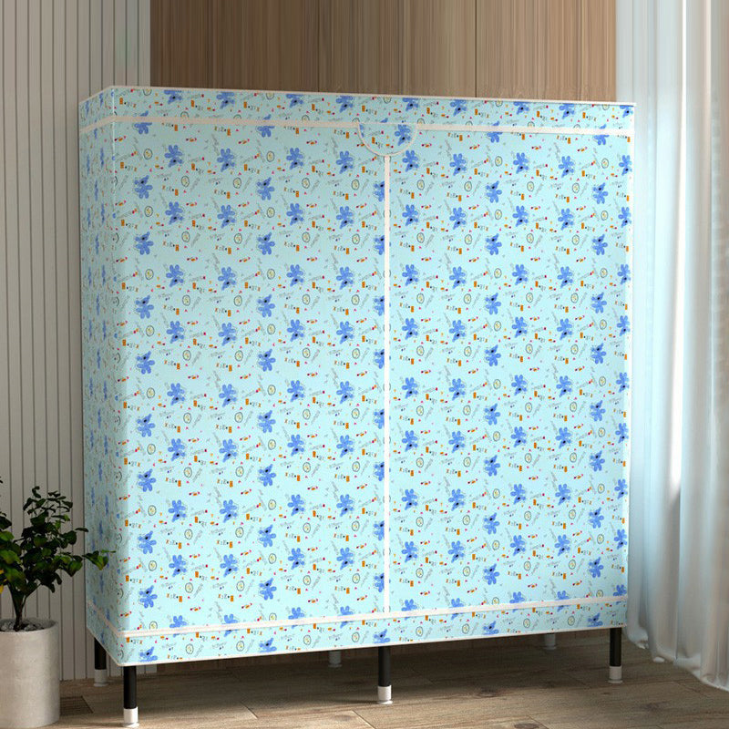 Armoire de garde-robe contemporaine avec étagères armoire en acier armoire