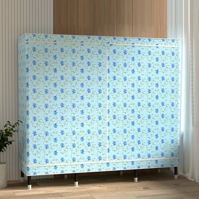 Armoire de garde-robe contemporaine avec étagères armoire en acier armoire