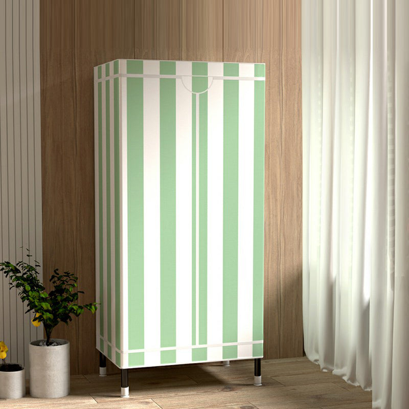 Armoire de garde-robe contemporaine avec étagères armoire en acier armoire