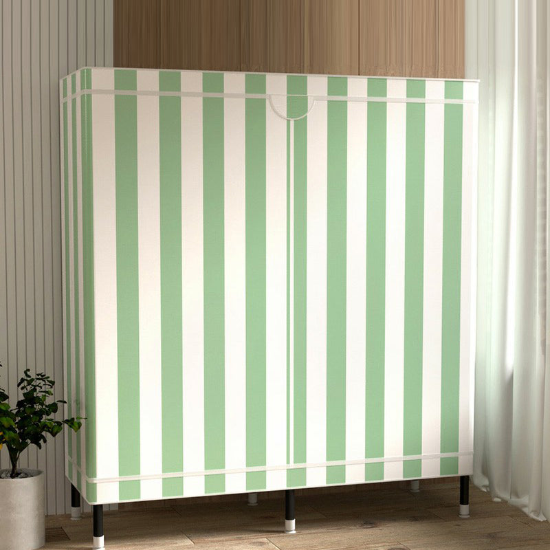 Armoire de garde-robe contemporaine avec étagères armoire en acier armoire