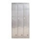Silver Wardrobe Armoire Industrial Steel Wardrobe Closet with Lock