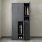 Steel Wardrobe Armoire with Lock Hinged Wardrobe Cabinet for Home