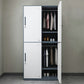 Steel Wardrobe Armoire with Lock Hinged Wardrobe Cabinet for Home