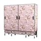 Contemporary Wardrobe Cabinet with Legs Steel Wardrobe Armoire