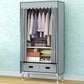 Hinged Wardrobe Closet Contemporary Wardrobe Armoire with Drawer Clearhalo 'Armoires & Wardrobes' 'armoires_wardrobes' 'Bedroom Furniture' 'furn' 'furn_armoires_wardrobes' 'Furniture' 6380003