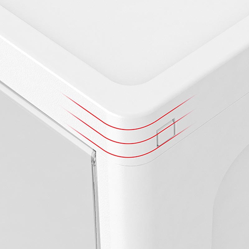 Hinged Wardrobe Armoire with Legs Contemporary Storage Cabinet