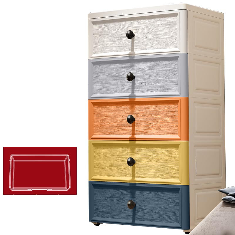 Plastic Storage Cabinet with Legs Contemporary Wardrobe Armoire