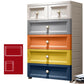 Plastic Storage Cabinet with Legs Contemporary Wardrobe Armoire
