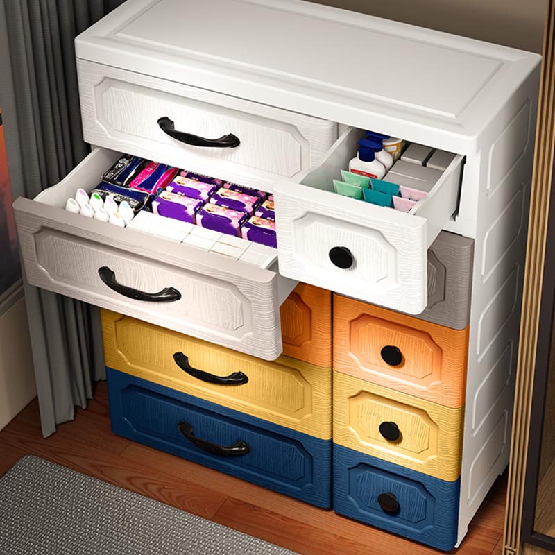 Plastic Storage Cabinet with Legs Contemporary Wardrobe Armoire