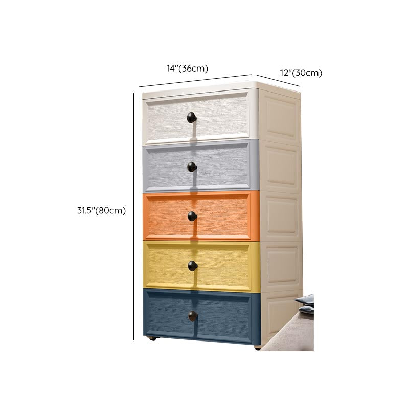 Plastic Storage Cabinet with Legs Contemporary Wardrobe Armoire