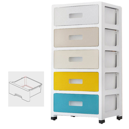 Non-Hanging Wardrobe Armoire Modern Plastic Storage Cabinet with Legs