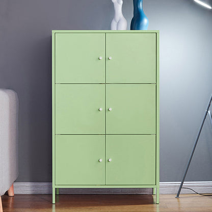 Modern Storage Cabinet Hinged Wardrobe Armoire - 25.6"L x 14.2"W x 41.3"H Green Clearhalo 'Armoires & Wardrobes' 'armoires_wardrobes' 'Bedroom Furniture' 'furn' 'furn_armoires_wardrobes' 'Furniture' 6380131
