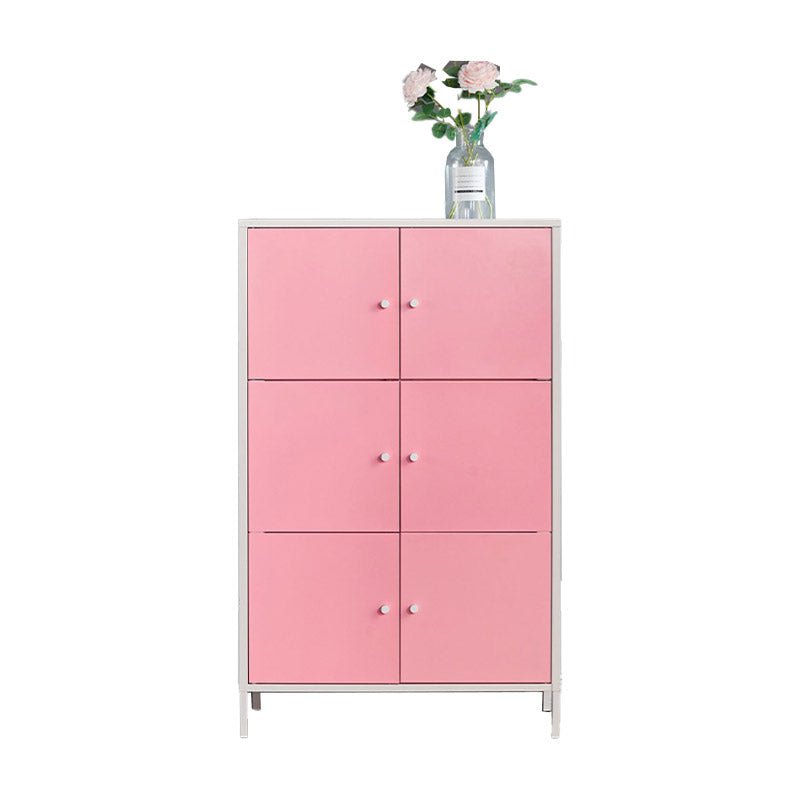 Modern Storage Cabinet Hinged Wardrobe Armoire - 25.6"L x 14.2"W x 41.3"H Clearhalo 'Armoires & Wardrobes' 'armoires_wardrobes' 'Bedroom Furniture' 'furn' 'furn_armoires_wardrobes' 'Furniture' 6380135