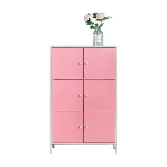 Modern Storage Cabinet Hinged Wardrobe Armoire - 25.6"L x 14.2"W x 41.3"H Clearhalo 'Armoires & Wardrobes' 'armoires_wardrobes' 'Bedroom Furniture' 'furn' 'furn_armoires_wardrobes' 'Furniture' 6380135