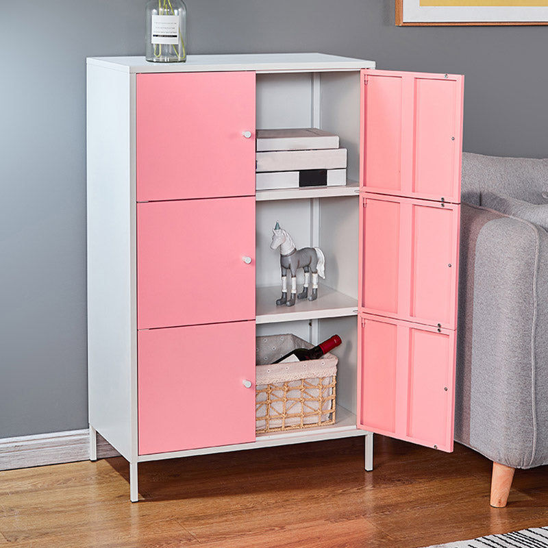 Modern Storage Cabinet Hinged Wardrobe Armoire - 25.6"L x 14.2"W x 41.3"H Clearhalo 'Armoires & Wardrobes' 'armoires_wardrobes' 'Bedroom Furniture' 'furn' 'furn_armoires_wardrobes' 'Furniture' 6380141