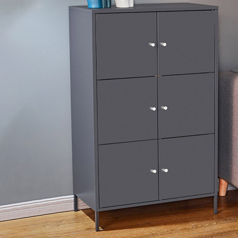 Modern Storage Cabinet Hinged Wardrobe Armoire - 25.6"L x 14.2"W x 41.3"H Clearhalo 'Armoires & Wardrobes' 'armoires_wardrobes' 'Bedroom Furniture' 'furn' 'furn_armoires_wardrobes' 'Furniture' 6380145