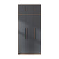 Contemporary Wardrobe Armoire Engineered Wood Wardrobe Closet
