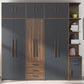 Contemporary Wardrobe Armoire Engineered Wood Wardrobe Closet