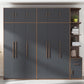 Contemporary Wardrobe Armoire Engineered Wood Wardrobe Closet