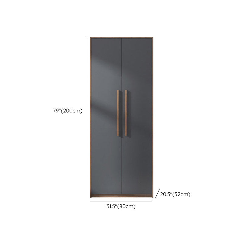 Contemporary Wardrobe Armoire Engineered Wood Wardrobe Closet
