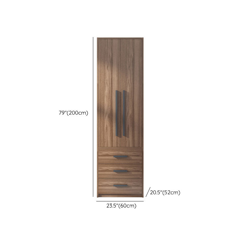 Contemporary Wardrobe Armoire Engineered Wood Wardrobe Closet