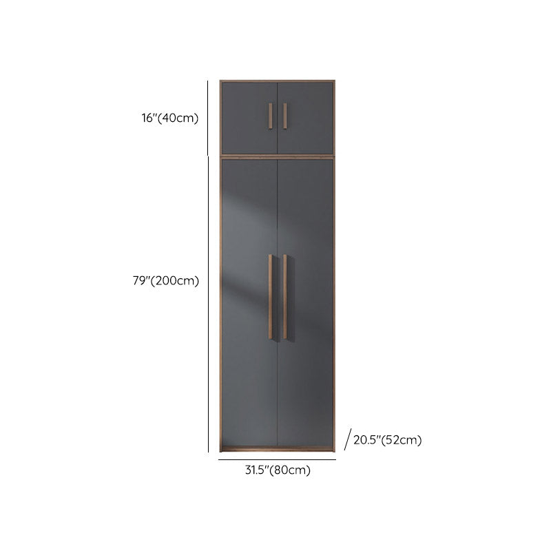 Contemporary Wardrobe Armoire Engineered Wood Wardrobe Closet