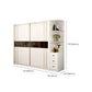White Wardrobe Closet Engineered Wood Wardrobe Armoire with Garment Rod