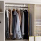 White Engineered Wood Wardrobe Closet Sliding Wardrobe Armoire Clearhalo 'Armoires & Wardrobes' 'armoires_wardrobes' 'Bedroom Furniture' 'furn' 'furn_armoires_wardrobes' 'Furniture' 6380264