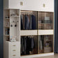 White Engineered Wood Wardrobe Closet Sliding Wardrobe Armoire Clearhalo 'Armoires & Wardrobes' 'armoires_wardrobes' 'Bedroom Furniture' 'furn' 'furn_armoires_wardrobes' 'Furniture' 6380267