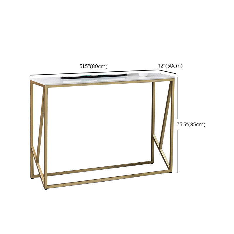 33.46 "Table de acento resistente a la tabla de la mesa de la consola de 1 estante para el salón