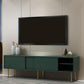 Console multimediale per TV in legno Console multimediale moderna Supporto TV per soggiorno
