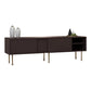 Console multimediale per TV in legno Console multimediale moderna Supporto TV per soggiorno