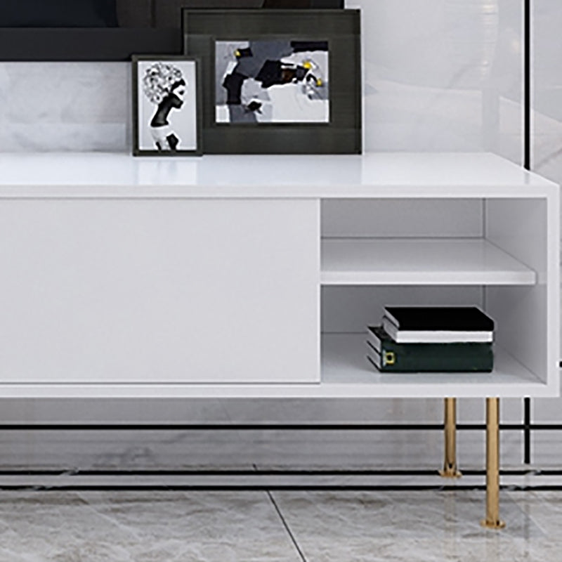 Console multimediale per TV in legno Console multimediale moderna Supporto TV per soggiorno