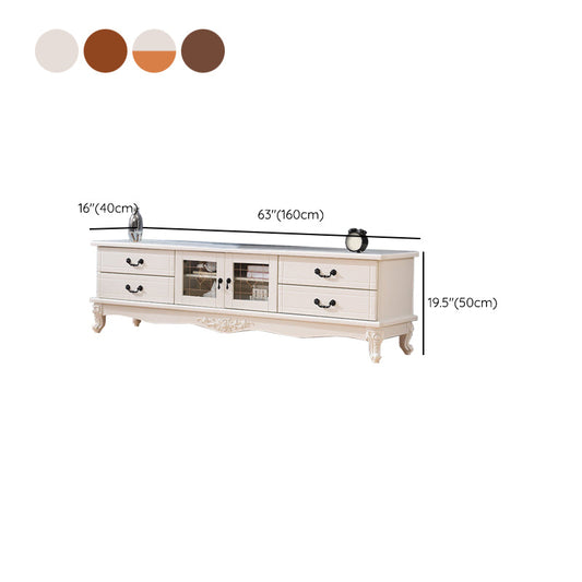 Console TV in legno tradizionale Console chiusura Media TV per soggiorno per soggiorno