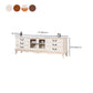 Traditional Wood TV Stand Console Enclosed Storage TV Media Stand for Living Room