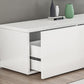 Contemporary Wood White TV Stand Console Enclosed Storage TV Media Stand for Living Room Clearhalo 'furn' 'furn_tv_stands_entertainment_centers' 'Furniture' 'Living Room Furniture' 'TV Stands & Entertainment Centers' 'TV Stands & Media Storage Furniture' 'tv_stands_entertainment_centers' 6381924