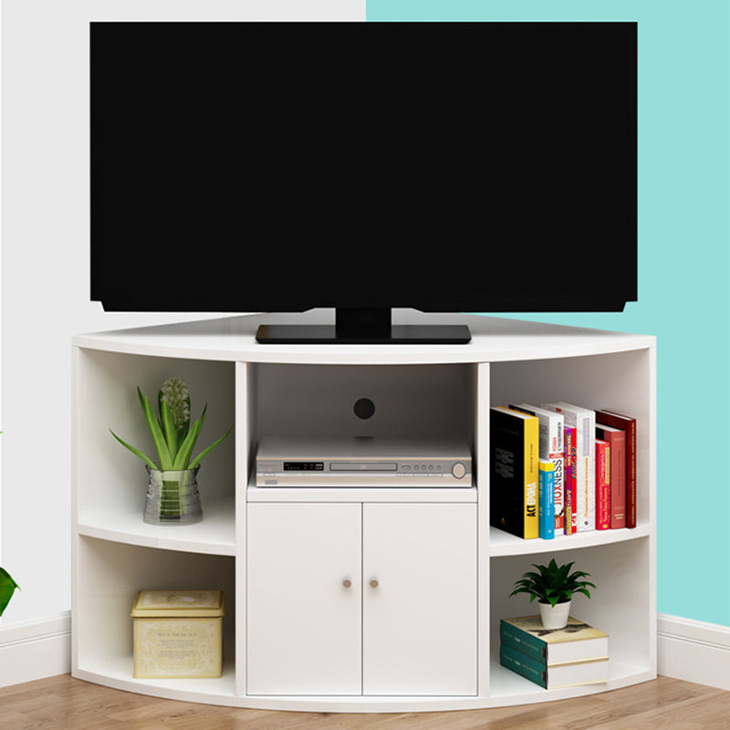 Modern Wood TV Console Corner Unit TV Media Stand for Living Room Clearhalo 'furn' 'furn_tv_stands_entertainment_centers' 'Furniture' 'Living Room Furniture' 'TV Stands & Entertainment Centers' 'TV Stands & Media Storage Furniture' 'tv_stands_entertainment_centers' 6382021