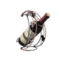 Glam Metal Wine Bottle Rack Countertop Bottle Holder for Living Room Clearhalo 'furn' 'furn_wine_racks' 'Furniture' 'Kitchen & Dining Furniture' 'Wine Racks' 'wine_racks' 6382188