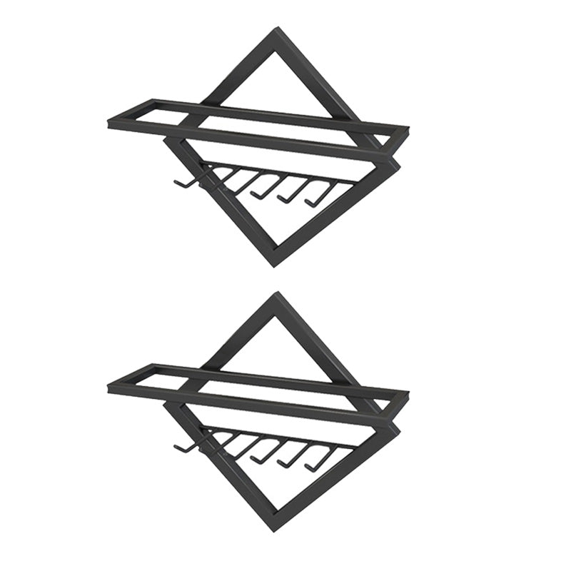 Portabottiglie a parete in metallo glam porta bottiglia semplice per cucina