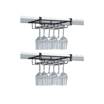 Porte-étoue à porte à vin suspendu contemporain pour cuisine