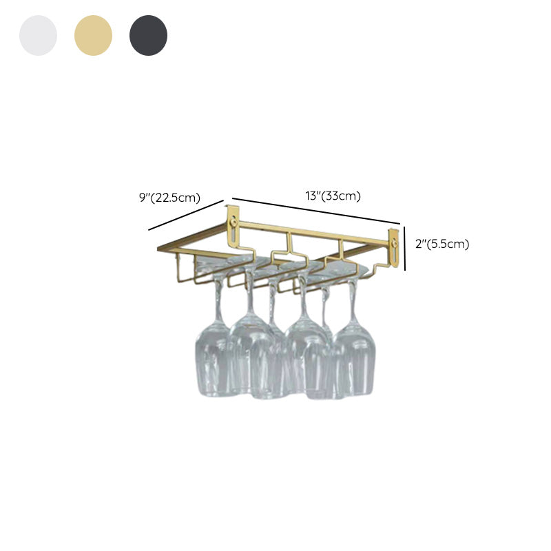 Porte-étoue à porte à vin suspendu contemporain pour cuisine