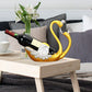 Glam Glam Tabetop Wine Bottle Holder Resin Resin Bouteille pour chambre