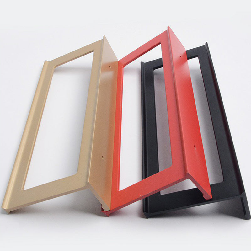 Portabottiglie in metallo moderno in metallo in bottiglia per la parete da parete