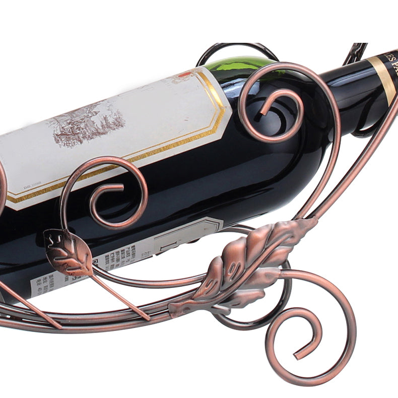 Metal Countertop Wine Glass Stemware Rack Holder Contemporary Bottle Rack Single Rail Clearhalo 'furn' 'furn_wine_racks' 'Furniture' 'Kitchen & Dining Furniture' 'Wine Racks' 'wine_racks' 6382415