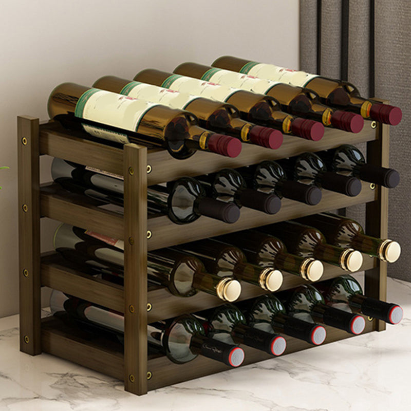Modern Modern Wine Rack-fles tafel van het midden van de eeuw